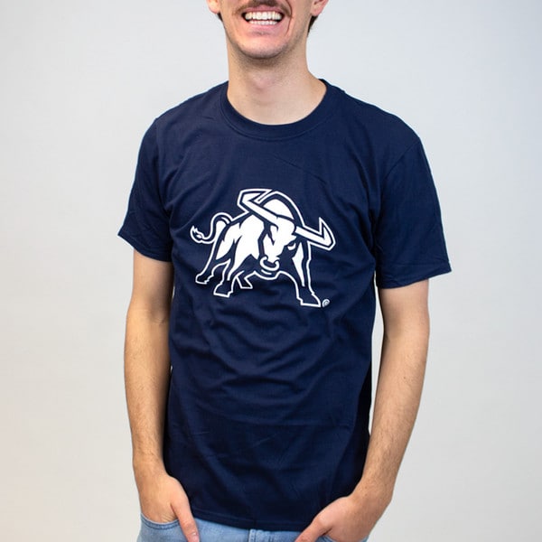 aggie bull t-shirt navy